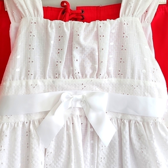 BONNIE Jean White Eyelet Dress - Picture 9 of 10
